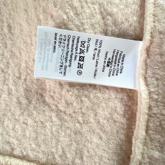 J.Crew Daphne Topcoat in Italian Boiled Wool in Cream Color Size 12 - Picture 7 of 13